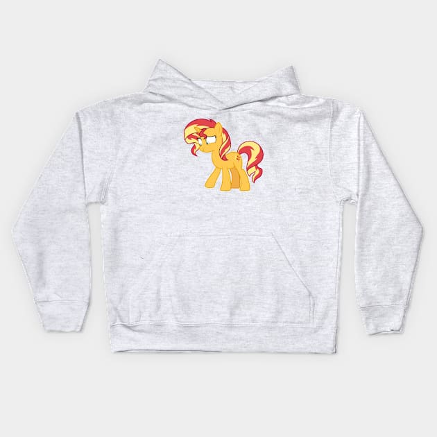 Mirror Magic Sunset Shimmer pony 3 Kids Hoodie by CloudyGlow